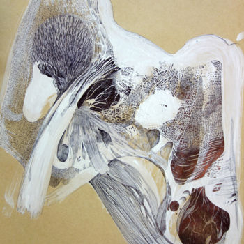 图画 标题为“nerf-optique-2-” 由Maude Ovize, 原创艺术品