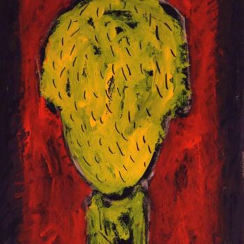 Painting titled "tete047" by Maurice Boulogne, Original Artwork