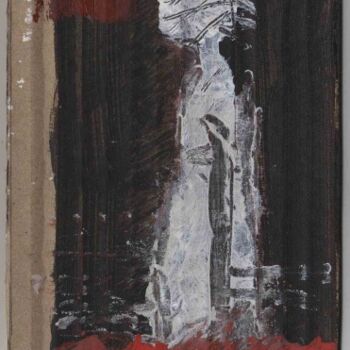 Painting titled "acrylique sur carton" by Maurice Boulogne, Original Artwork