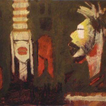 Peinture intitulée "africa-4" par Maurice Boulogne, Œuvre d'art originale