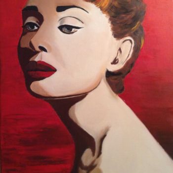 Painting titled "Audrey" by Mauricette Henot, Original Artwork
