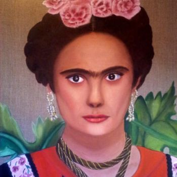 Pintura titulada "Frida" por Mauricette Henot, Obra de arte original