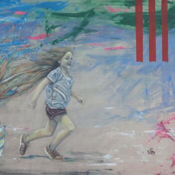 Картина под названием "By the freedom" - Mauricias, Подлинное произведение искусства, Масло