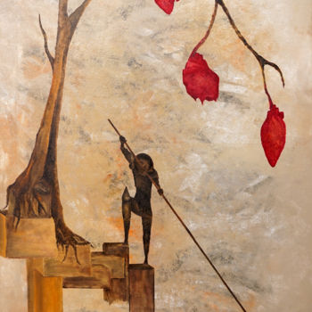 Pintura titulada "tree of life" por Mauricio Silerio, Obra de arte original, Oleo