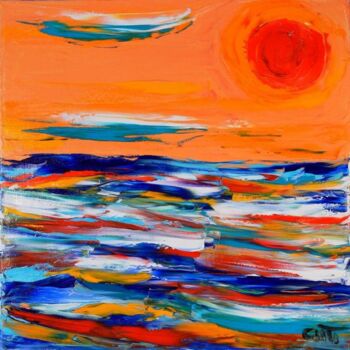 Pintura intitulada "sole" por Maurizio Citti, Obras de arte originais