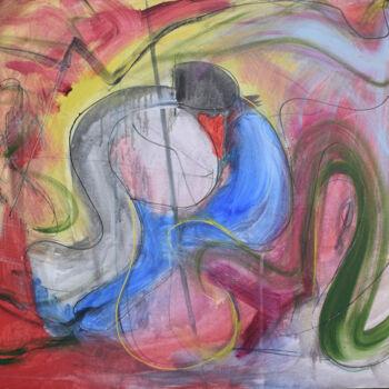 Malerei mit dem Titel "L'inchino" von Maurizio D'Andrea, Original-Kunstwerk, Acryl