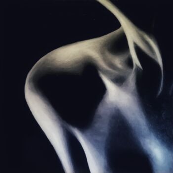 Pittura intitolato "Spalla di donna" da Maurizio Nittolo, Opera d'arte originale, Olio