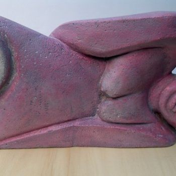 Escultura intitulada "Figura nel sonno" por Maurizio Aprea, Obras de arte originais