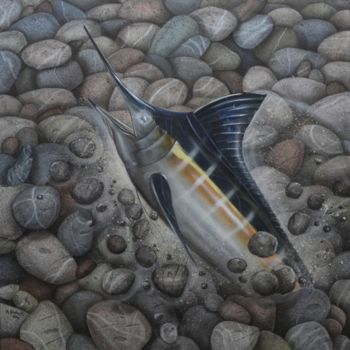 Painting titled "Marlin" by Maurizio Giarnetti, Original Artwork, Other