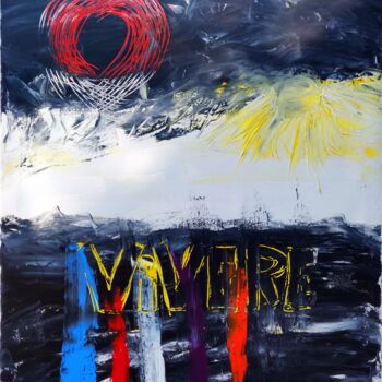 제목이 "vivere"인 미술작품 Mauro Trentini로, 원작, 기름 기타 단단한 패널에 장착됨