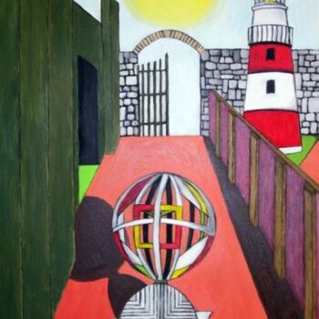 Pintura titulada "Faro nel mondo" por Mauro Trentini, Obra de arte original, Oleo