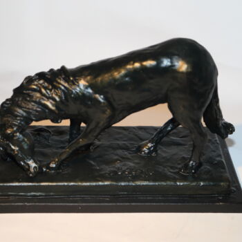 Скульптура под названием "Cavallo" - Mauro Vaccai, Подлинное произведение искусства, Глина