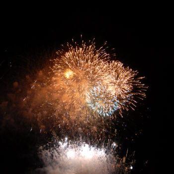 Photography titled "feux d'artifice" by Martine Maury, Original Artwork, Non Manipulated Photography