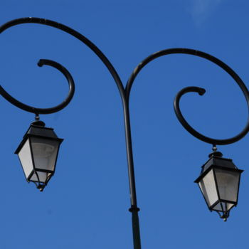 Photography titled "ciel bleu et reverb…" by Martine Maury, Original Artwork, Non Manipulated Photography