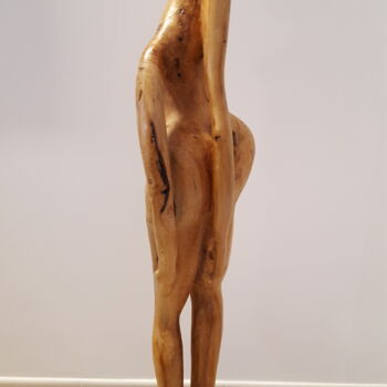 Sculpture titled "Désarticulée" by Max Bernard, Original Artwork, Wood