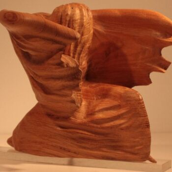 Sculpture titled "Danse - robe enchan…" by Max Bernard, Original Artwork, Wood