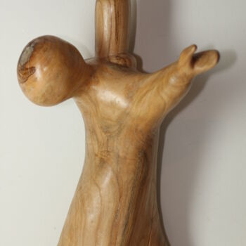 Sculpture titled "Ivresse des sens" by Max Bernard, Original Artwork, Wood