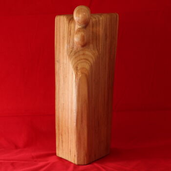雕塑 标题为“Couple chêne implia…” 由Max Bernard, 原创艺术品, 木