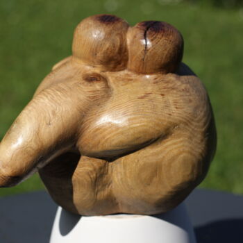 Sculpture intitulée "Voulez-vous danser…" par Max Bernard, Œuvre d'art originale, Bois