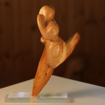 雕塑 标题为“Crossman” 由Max Bernard, 原创艺术品, 木