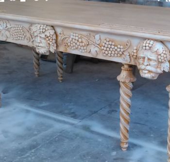 Artesanato intitulada "table merisier pati…" por Maxda, Obras de arte originais