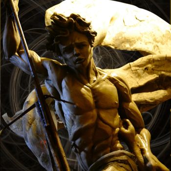 Escultura titulada "MENS SUPER OMNIA -…" por Max D'Avanzo Il Nolano, Obra de arte original, Metales