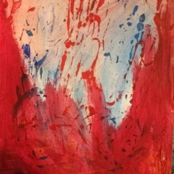 Ζωγραφική με τίτλο "explosion" από Max-Denis Deperrois, Αυθεντικά έργα τέχνης, Λάδι