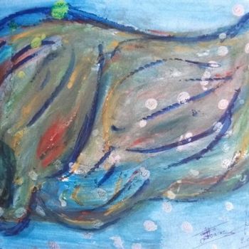 Peinture intitulée "ABSTRAIT" par Max-Denis Deperrois, Œuvre d'art originale, Huile