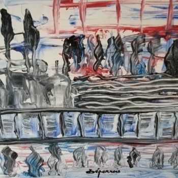 Malerei mit dem Titel "MA NORMANDIE" von Max-Denis Deperrois, Original-Kunstwerk, Öl