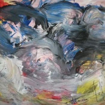 Malerei mit dem Titel "LE REVE 28" von Max-Denis Deperrois, Original-Kunstwerk, Öl