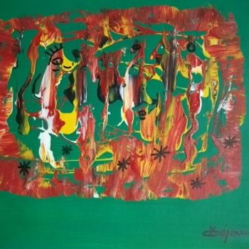 Pintura titulada "BADI LE CHEIN" por Max-Denis Deperrois, Obra de arte original, Oleo