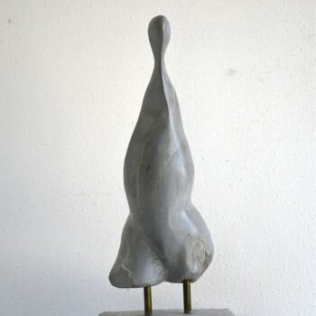Sculpture titled "Dolomitfigur" by Max Leonhard, Original Artwork, Stone