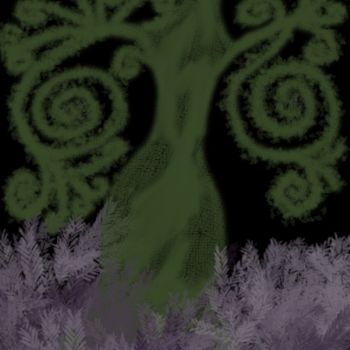 Arte digital titulada "woman-tree.png" por Maxabstracto, Obra de arte original, Pintura Digital