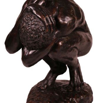 Sculpture intitulée "Abîme" par Maxence Landon, Œuvre d'art originale, Bronze