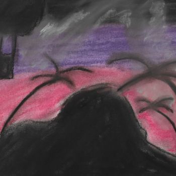 "Montgolfière" başlıklı Resim Maxent Krier tarafından, Orijinal sanat, Pastel