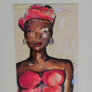 Painting titled "Afrique" by Thomas Fremolle, Original Artwork