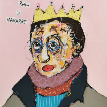 Peinture intitulée "Jeanne d'Albret, re…" par Maxime Frairot, Œuvre d'art originale, Acrylique