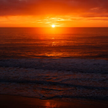 Fotografia intitolato "Ocean Sunset - Phot…" da Maxime Guengant, Opera d'arte originale, Fotografia digitale