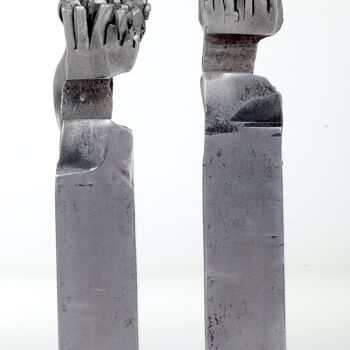 Sculptuur getiteld "N°351" door Maxime Plancque, Origineel Kunstwerk, Aluminium