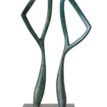 Sculpture intitulée "OSMOSE" par Damax, Œuvre d'art originale, Bronze