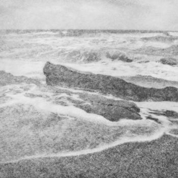 "plage" başlıklı Fotoğraf Maxime Tauban tarafından, Orijinal sanat, Dijital Fotoğrafçılık Karton üzerine monte edilmiş