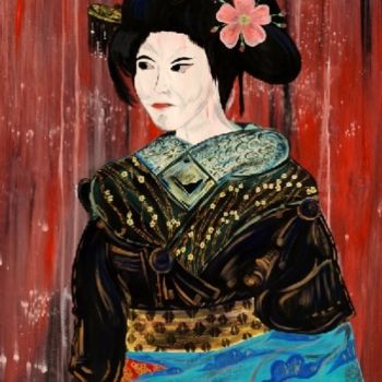 Peinture intitulée "Expression From Jap…" par Mhd59, Œuvre d'art originale