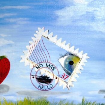 Malerei mit dem Titel "Strawberry Statement" von Mhd59, Original-Kunstwerk