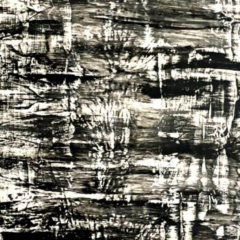 Картина под названием "Birch bark" - Maxim Zinov'Ev, Подлинное произведение искусства, Акрил