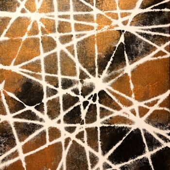 Картина под названием "Nervous web" - Maxim Zinov'Ev, Подлинное произведение искусства, Акрил