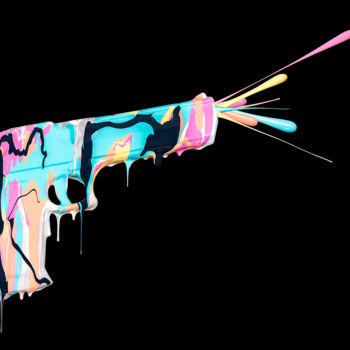 数字艺术 标题为“Spray Gun” 由Maxl, 原创艺术品, 操纵摄影
