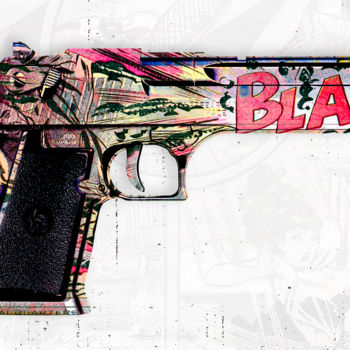 Digital Arts titled "Blam !" by Maxl, Original Artwork, Collages