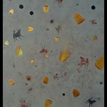 Malerei mit dem Titel "L'ECHO" von Maxime Mucret, Original-Kunstwerk, Öl
