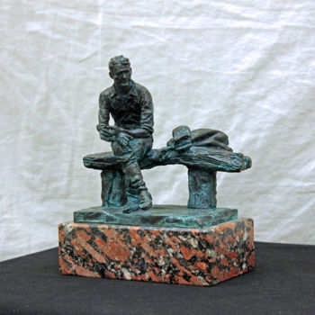 雕塑 标题为“Shukshin Vasily Mak…” 由Maxim Mukhaev, 原创艺术品, 铸件