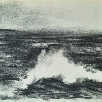 Drawing titled "Bn" by Max Sytch, Original Artwork, Charcoal